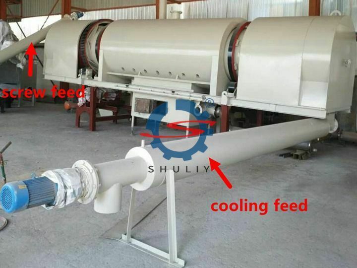 rice husk rotary carbonization furnace