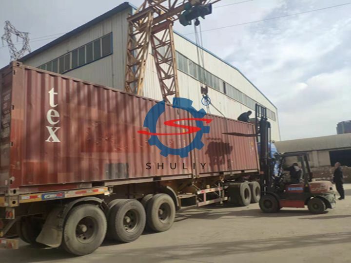 Charcoal Production Line Shipped to Zimbabwe
